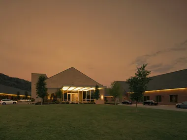 Coffeyville Regional Medical Center at dusk